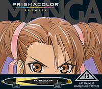 Manga Prismacolor Art Markers 12pk